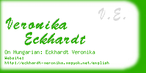 veronika eckhardt business card